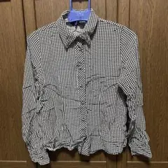 ZARA ギンガムチェックシャツ