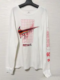 Nike グラフィックプリント 七分袖Tシャツ L