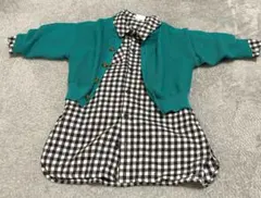 BREEZE カーディガン シャツワンピースセット90