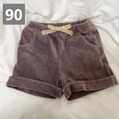 petit main コーデュロイ パンツ 90 茶色