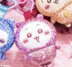 【即日発送】海外限定 ちいかわ ヒョウ柄 ぬいぐるみキーホルダー カラビナ付き
