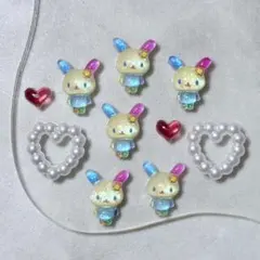 【 新品 】大人気❣️ ウサハナ ウサハナちゃん サンリオ 平成 ネイルパーツのサムネイル