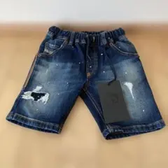 タグ付きDIESEL ダメージ加工 ハーフパンツ A4