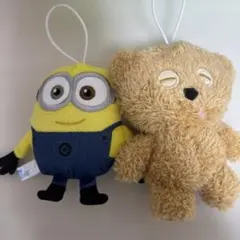 ミニオンとクマのぬいぐるみセット