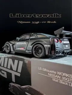 MINIGT 1/64ミニカー 日産 GT-R R35 35GT-RR LBWKのサムネイル
