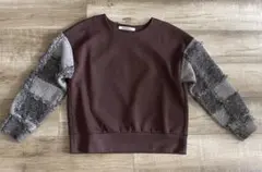 異素材 スウェット