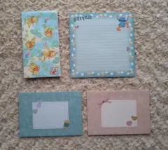 クレオ　一筆箋　スティッチ　ダッフィー