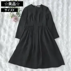 【美品】peu pres プープレ ワンピース ブラック　リボン