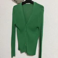 Bou Jeloud グリーン カーディガン フリーサイズ