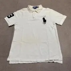 Polo Ralph Lauren ポロシャツ　半袖　白　ビッグポニー　L