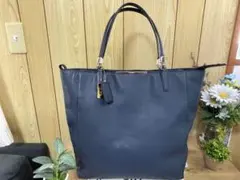 coach コーチ　トートバッグ　（ネイビー）