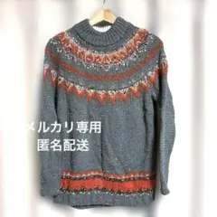 coohem ノルディックセーター　グレー　38