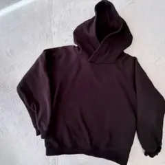 パーカー 黒 フード付き 120 裏起毛