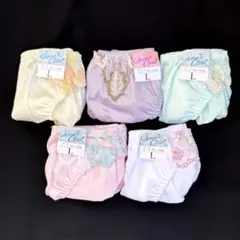 レディースパンティー　ツヤ 光沢　Ｌ　5枚　まとめ売り　スキャンティ　#55