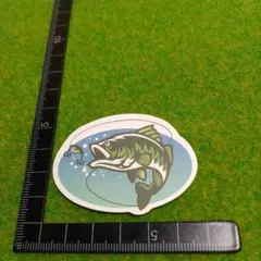 防水ステッカー　ブラックバス　湖釣り　川釣り　フィッシング　692