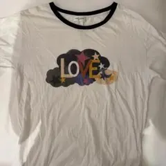 SAINT LAURENT LOVEプリント Tシャツ Mのサムネイル