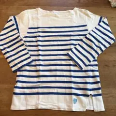オーシバル　ストライプデザイン 7分袖Tシャツ