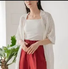 LOWRYS FARM エリツキレースニットのサムネイル
