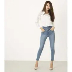 rienda Dualコア2wayストレッチDENIMH/Wパギンス