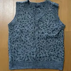 GLOGEOUS グレー Vネック ベスト 130