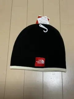 THE NORTH FACE ニット帽 黒/白