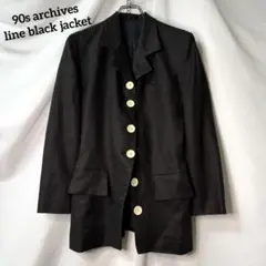 希少】アニエスベー トカゲジップ ウールジャケット サンライズ期 黒 1
