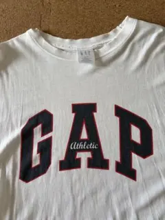90s OLD GAP Athleticロゴデザインtシャツ