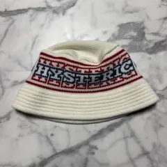 HYSTERIC LOGO ニットバケットハット