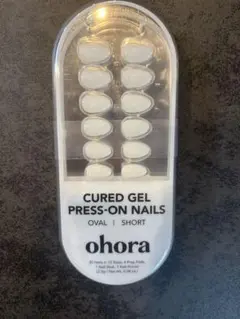 オホーラohora GEL PRESS-ON NAILS Pure Whiteのサムネイル