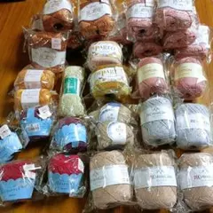 オリンパス ハマナカ 夏糸　毛糸　まとめて　31個　A