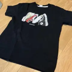 CONVERSE スニーカー プリント Tシャツ Sサイズ