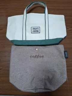 TULLY'S COFFEE 토트백 2점 세트