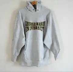 80s 90s リバースウィーブ　パーカー　フーディー　アーチロゴ