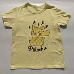 美品　綿100% GU ポケモン　コラボ　Tシャツ　ピカチュウ　110