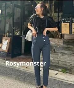 ロージーモンスター　サロペットパンツ ロージーモンスター RosyMonster マリンサロペット サスペンダーパンツ