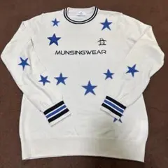 Munsingwear 星柄ニットセーター LL