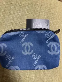 CHANEL ノベルティデニムポーチ 新品未使用