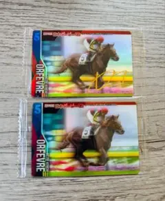 サラブレッドホースコレクション オルフェーヴル　サイン&ノーマル 2枚セット