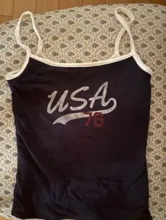新品　ホリスター　hollister ホリスター　USA ロゴ キャミソールのサムネイル