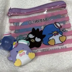 スシロー×はぴだんぶい ポーチ＆チャームセット