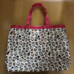 相撲キャラクター バッグ　バッジ付き