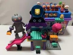 だだんだんブロックバケツ　アンパンマン レゴブロックラボ　バイキンマン