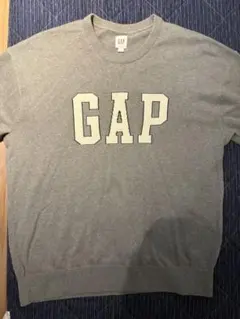 GAP ロゴ クルーネック スウェット グレーのサムネイル