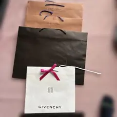 GUCCI LOUIS VUITTON GIVENCHY ショップ袋セット