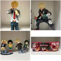 t*読様 爆豪勝己 緑谷出久 僕のヒーローアカデミア 一番くじ ロゴフィギュア