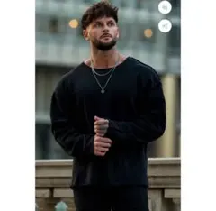 ◇SUAVELE 黒白2枚セット ジャストフィットロングスリーブ 未使用品 