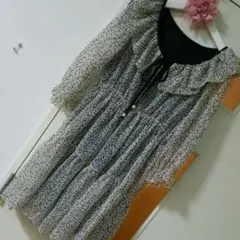 再販 ☆ 処分sale【 blue label 】ドット柄 ワンピース