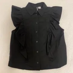 【値下げ】H&M フリルブラウス　〜新品未使用・タグ付き〜