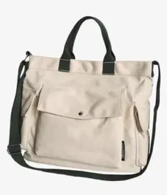 ショルダーバッグ レディース 大容量 トートバッグ キャンバス 2way 無地