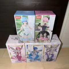 Re:ゼロから始める異世界生活 フィギュア5体セット